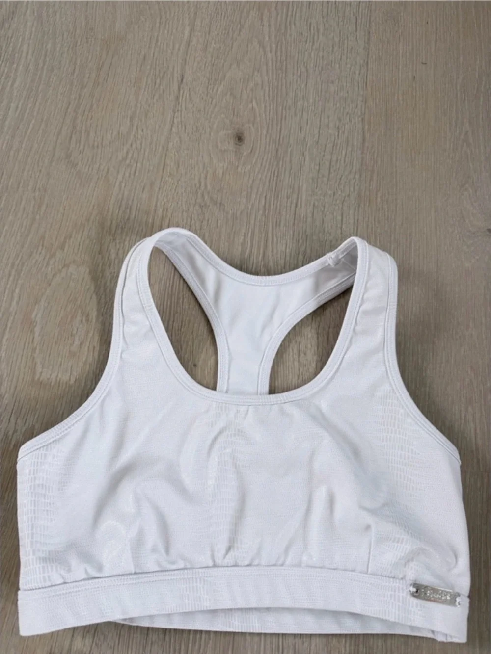 Bombshell Sportswear White python shine High-Waist Seamless Leggings and Top - Picture 8 of 16